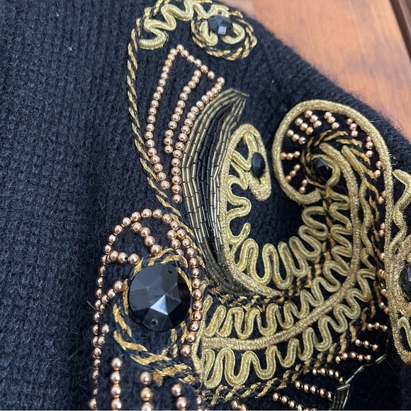 Vintage IB Diffusion wool/mohair sweater coat/ cardigan small - Picture 3 of 7